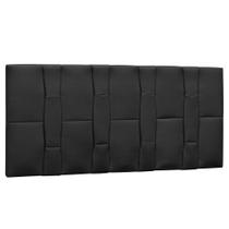 Cabeceira Painel Cama Box Casal King 195cm Carla Corano D05 Preto - Mpozenato