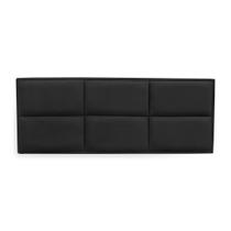 Cabeceira Painel Cama Box Solteiro 90cm Nina Suede Preto - Sheep Estofados