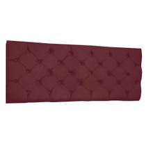Cabeceira Painel Capitonê Solteiro 0,90m Jade Suede Marsala - Pallazio
