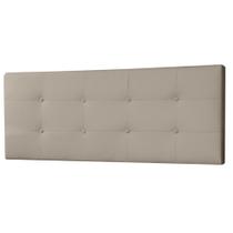 Cabeceira Painel Casal 1,40m Berlim Suede Bege - Pallazio