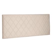 Cabeceira Painel Casal 1,40m Esmeralda Suede Bege - Pallazio