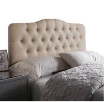 Cabeceira Painel Casal Curvo Estofada Capitone 1,60 Suede Bege