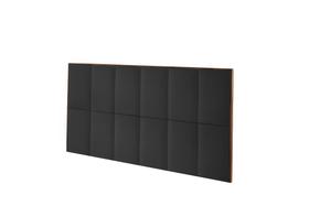 Cabeceira Painel Casal Estofada Preto 1,38m Wingerd