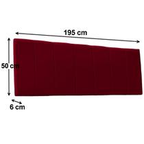 Cabeceira Painel Casal King de Cama Box Estofada Lua 195 cm Veludo