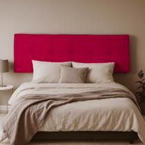 Cabeceira Painel Casal Queen de Cama Box Estofada Nicole 160 cm Veludo