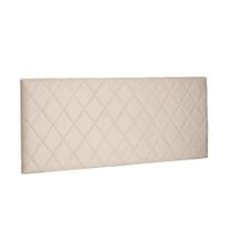 Cabeceira Painel Dubai Para Cama Box King 195 cm Suede Bege - D'Rossi