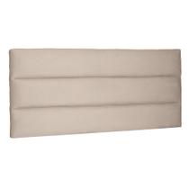 Cabeceira Painel Estofada Cama Box Casal Queen La Italian 160cm Suede Bege - Desk Design