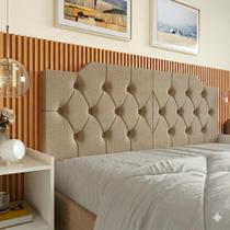 Cabeceira Painel Estofada Capitonê Premium Casal ou Queen 1,40m 1,60m