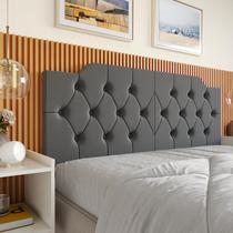 Cabeceira Painel Estofada Capitonê Premium Casal ou Queen 1,40m 1,60m