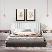 Cabeceira Painel Estofada para Cama Box 140 cm - Palito