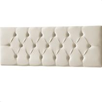 Cabeceira Painel Estofada Paris Suede Palha Queen 1,60m para Cama Box