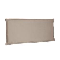 Cabeceira Painel Garden Para Cama Box King 195 cm Suede Bege - D'Rossi