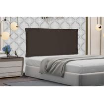 Cabeceira Painel Garden Para Cama Box King 195 cm Suede Café S04 - D'Rossi Cabeceira Painel Garden Para Cama Box King 195 cm Suede Café S04 - D'Rossi