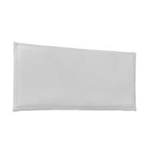 Cabeceira Painel Garden Para Cama Box Solteiro 90 cm material sintético Branco - D'Rossi