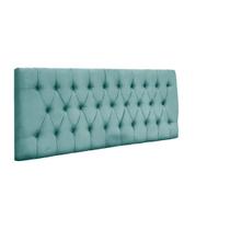 Cabeceira Painel Imperatriz 1,38 Cm Cama Box Azul Tiffany