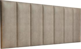 Cabeceira Painel Imperial Estofada Suspensa Queen Bege 1,60m - PC MÓVEIS