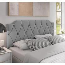 Cabeceira Painel Kelly Cama Box Casal 1.40 Estofada - Varias Cores