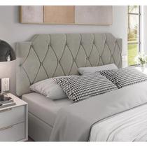Cabeceira Painel Kelly Cama Box Casal 1.40 Estofada - Varias Cores