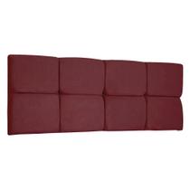 Cabeceira Painel King 1,95m Nina Suede Marsala - Pallazio