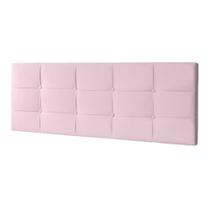 Cabeceira Painel King 1,95m Roma Suede Rosa Bebê - Pallazio Cabeceira Painel King 1,95m Roma Suede Rosa Bebê - Pallazio