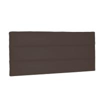 Cabeceira Painel La Italiana Para Cama Box King 195 cm Suede Café - D'Rossi