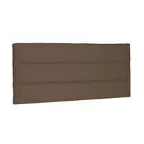 Cabeceira Painel La Italiana Para Cama Box King 195 cm Suede Caramelo - D'Rossi