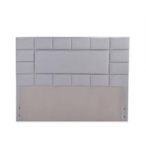 Cabeceira / Painel Londres para cama CASAL PADRÃO Corino Branco - 138x70 Cabeceira / Painel Londres para cama CASAL PADRÃO Corino Branco - 138x70