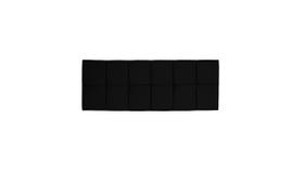 Cabeceira Painel Nina King 195cm X 50cm Suede Preto Mz Decor