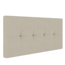 Cabeceira Painel Nina Para Cama Box Casal 140 Cm Linho Cor A19 Grosso Bege Cabeceira Painel Nina Para Cama Box Casal 140 Cm Linho Cor A19 Grosso Bege