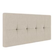 Cabeceira Painel Nina Para Cama Box Casal 140 Cm Linho Cor A27 Areia Cabeceira Painel Nina Para Cama Box Casal 140 Cm Linho Cor A27 Areia