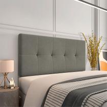 Cabeceira Painel Nina Para Cama Box Casal 140 cm Linho - D'Rossi Cabeceira Painel Nina Para Cama Box Casal 140 cm Linho - D'Rossi