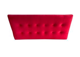 Cabeceira painel p/ cama box padrão veludo 1,38 cm - vermelho