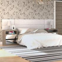 Cabeceira Painel para Cama Box Casal e Queen Branco Cabeceira Painel para Cama Box Casal e Queen Branco