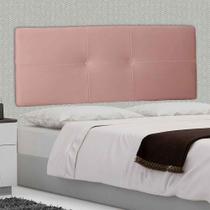 Cabeceira Painel Queen 160 Cm Poliana Suede Rose Cabeceira Painel Queen 160 Cm Poliana Suede Rose