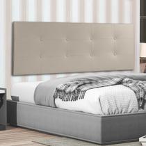 Cabeceira Painel Queen 1,60m Berlim Material Sintético Bege SKY MOBILE