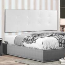 Cabeceira Painel Queen 1,60m Berlim Material Sintético Branco SKY MOBILE
