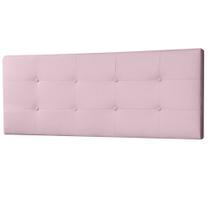 Cabeceira Painel Solteiro 0,90m Berlim Suede Rosa Bebê - Pallazio