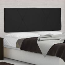 Cabeceira Painel Solteiro 90 Cm Dunas Suede Preto Cabeceira Painel Solteiro 90 Cm Dunas Suede Preto