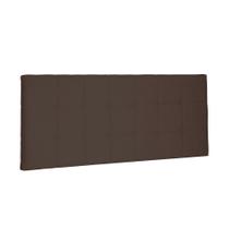 Cabeceira Painel Verona Para Cama Box King 195 cm Suede Café - D'Rossi