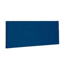 Cabeceira Painel Verona Para Cama Box Queen 160 cm Suede Azul Marinho - D'Rossi