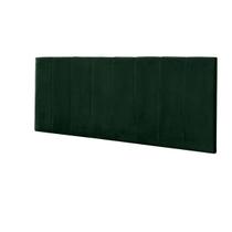 Cabeceira Painel Vitória 100Cm Cama Box Suede Verde Militar