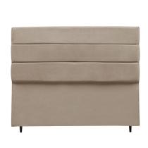 Cabeceira Paloma Para Cama Box Queen 160 cm Suede Bege - CabrunShop