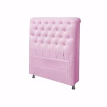 Cabeceira Para Box Casal 140 cm Livia Corano Rosa - DL Decor