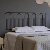 Cabeceira para Cama Aramada Triunfo - Casal Preto Cabeceira para Cama Aramada Triunfo - Casal Preto