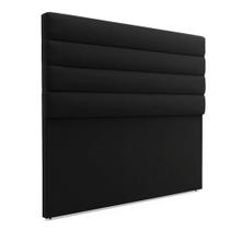 Cabeceira Para Cama Box Casal 140 Cm Suede Preto Cabeceira Para Cama Box Casal 140 Cm Suede Preto