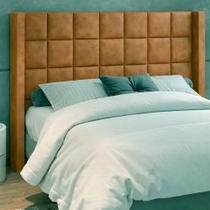 Cabeceira para Cama Box Casal 158cm Tratto material sintético Caramelo - Sallar Home