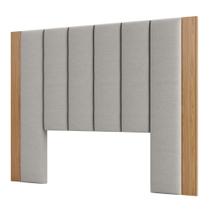Cabeceira Para Cama Box Casal 175cm Estofado Liso Dalla D01 Freijó - Mpozenato Cabeceira Para Cama Box Casal 175cm Estofado Liso Dalla D01 Freijó - Mpozenato