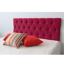 Cabeceira para Cama Box Casal Captonê Tecido Suede Vinho Veneza Estofados Cabeceira para Cama Box Casal Captonê Tecido Suede Vinho Veneza Estofados