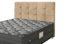 Cabeceira Para Cama Box Casal Clean 1400mm Suede Bege - Luma