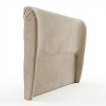 Cabeceira Para Cama Box Casal Padrão Liah 140cm Chenille Bouclê Pérola - Abmaza Cabeceira Para Cama Box Casal Padrão Liah 140cm Chenille Bouclê Pérola - Abmaza